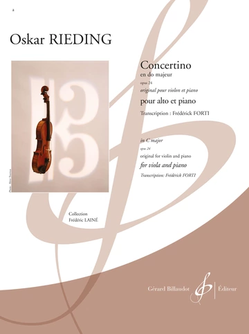 Concertino en do majeur, op. 24 Visuel